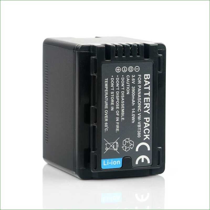 ▥ Vw-Vbt1380 3.6V 3900Mah Li-Ion แบตเตอรี่กล้องความจุสูงสําหรับ  Hc-V770 V777 V800 V80