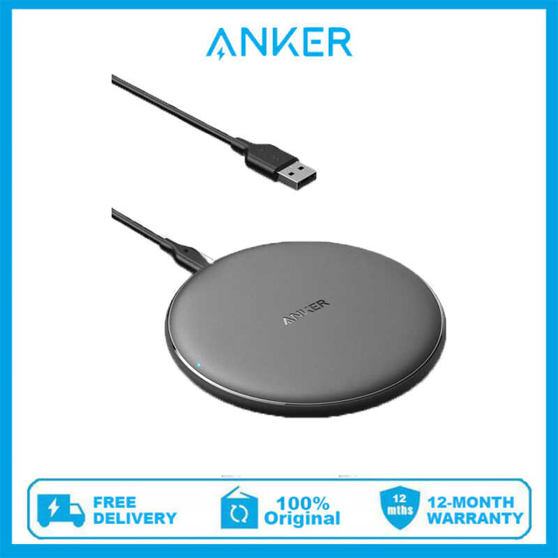❤ Anker ที่ชาร์จแบบไร้สาย313ที่ชาร์จไร้สาย (Pad), Qi-ได้รับการรับรอง10w Max สำหรับ Iphone 12/12