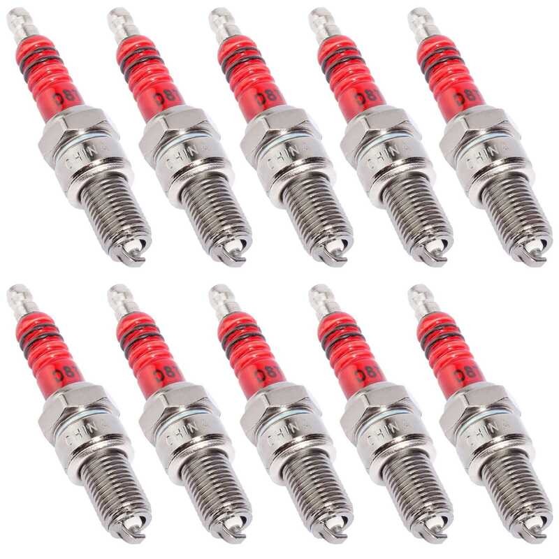 ❥ 10Pcs Spark Plug D8tc D8ea Dr8ea 125Cc 150Cc 200Cc 250Cc Cg125 Cf250 Ch250 ATV Gy6 Quad สก