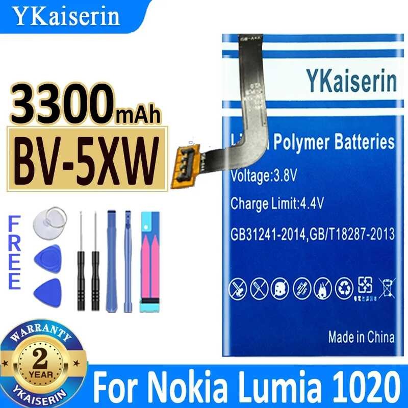 YKaiserin แบตเตอรี่ BV-5XW For Nokia Lumia 1020 EOS zoom Lumia1020 RM-876 RM-875 RM-877 RM 876 875 8