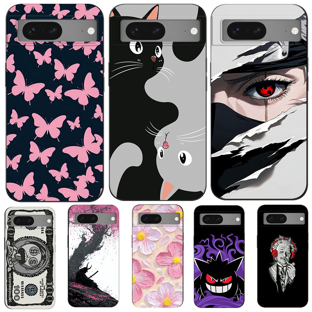 สําหรับ Google Pixel 7 สําหรับ Google Pixel 7 Pro Soft Case เคส tpu สีดํา Money Lovely