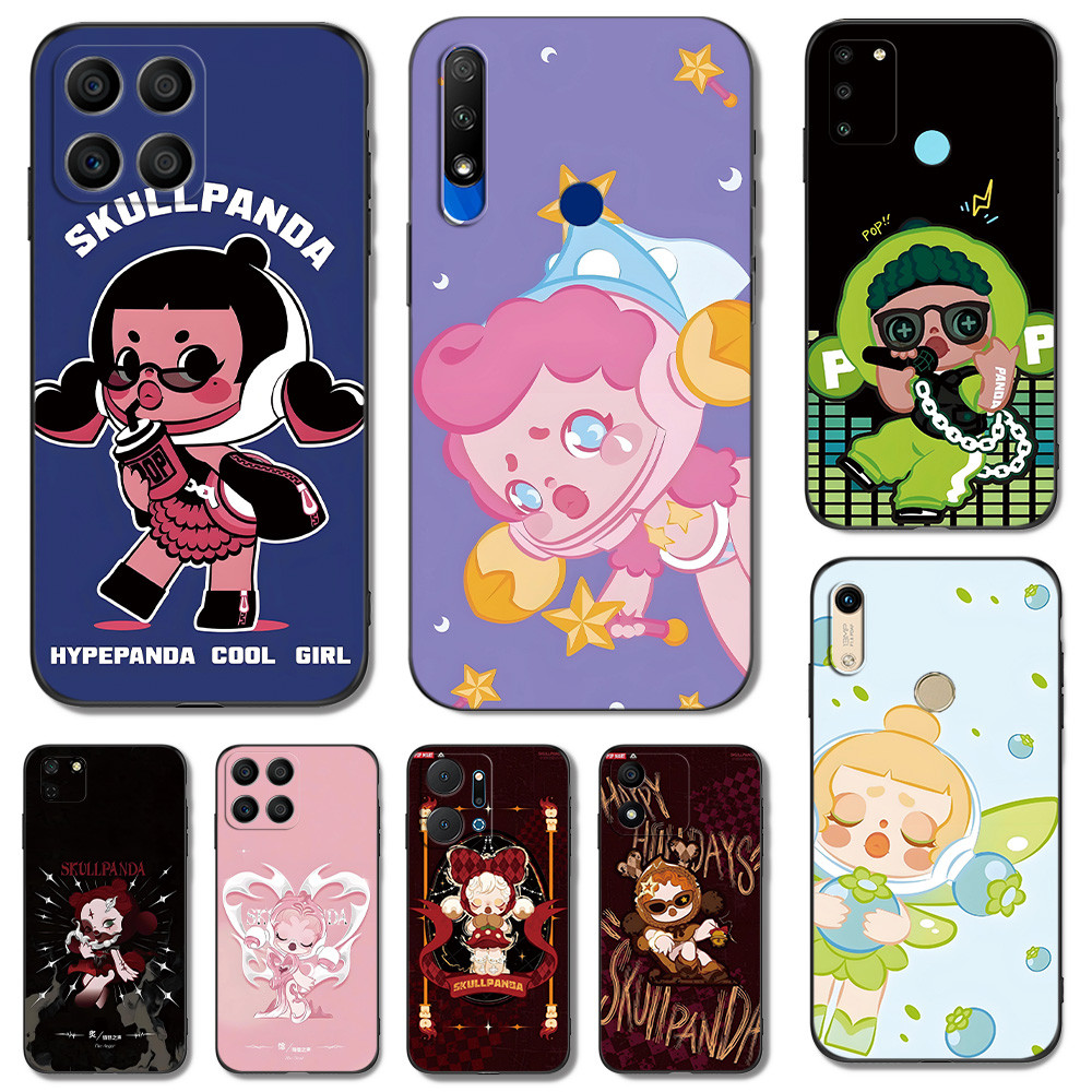 เคส สำหรับ Honor 30 / 30 Pro Plus / 30S Skullpanda ลมจีน เคส Case สีดํา สีแดง แปลกๆ น่ารัก Cute เท่ๆ