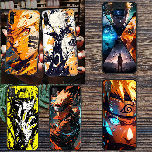 นุ่มสีดํา Samsung Galaxy S7 S7 Edge S8 S8 Plus S9 S9 Plus S10 S10E S25 S25 Ultra NARUTO1 เคสโทรศัพท์