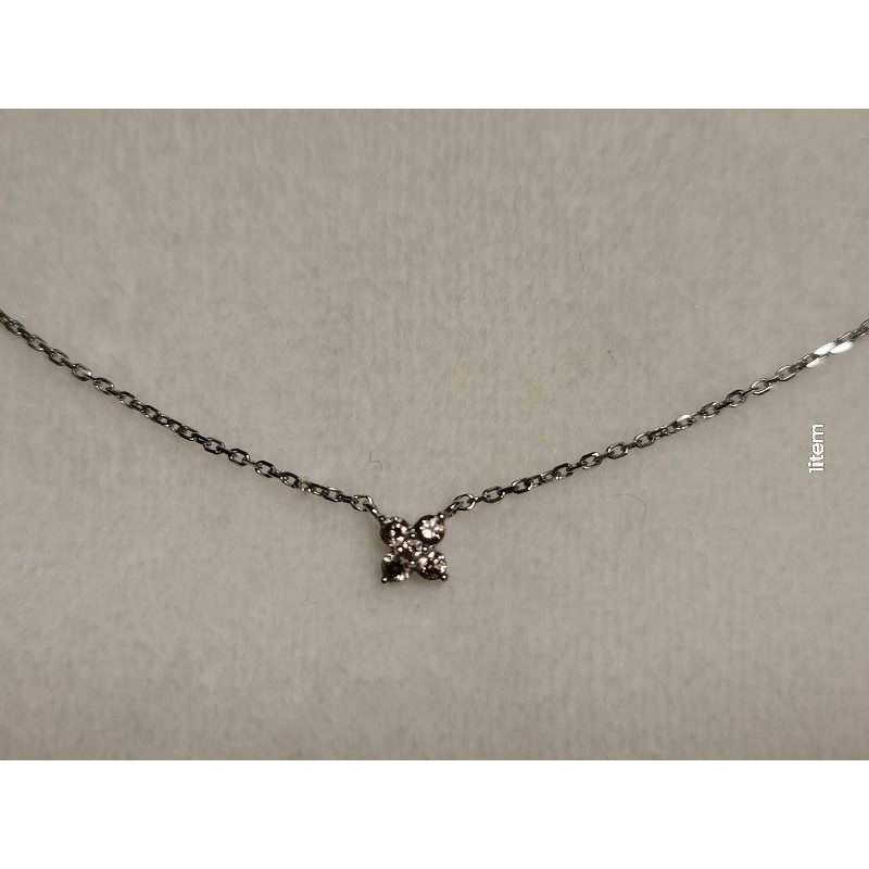 14K สร้อยคอทองคำขาว แบรนด์ bice