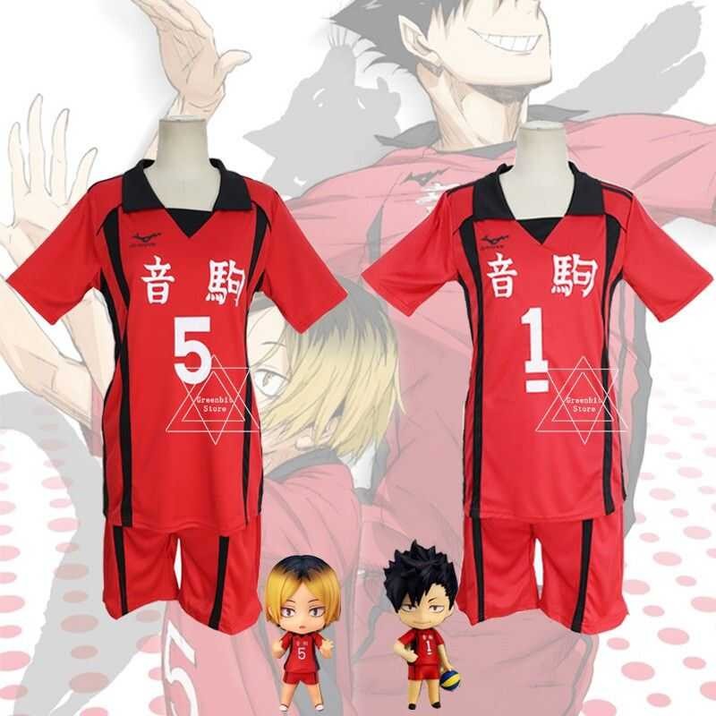 LY Anime Haikyuu Kozume Kenma Kuroo Tetsurou Yaku Morisuke Cosplay Volleyball Jerseys Tops Sport Cl