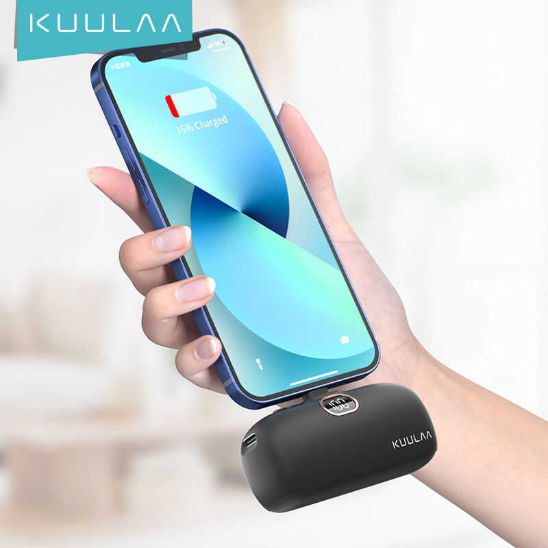 ❤ Kuulaa Powerbank พาวเวอร์แบงค์ ขนาดเล็ก แบบพกพา 5000Mah Power Bank สําหรับsamsung Huawei Xiao