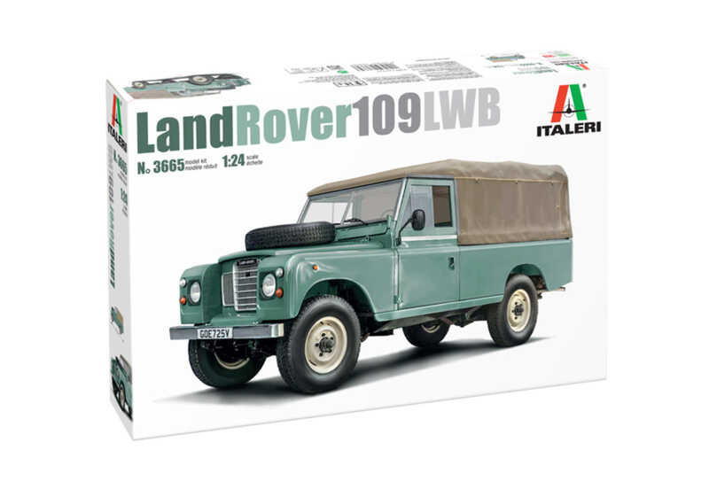 ITALERI 3665 1/24 ยานพาหนะทหารของกองกำลังสัญญาณอังกฤษ