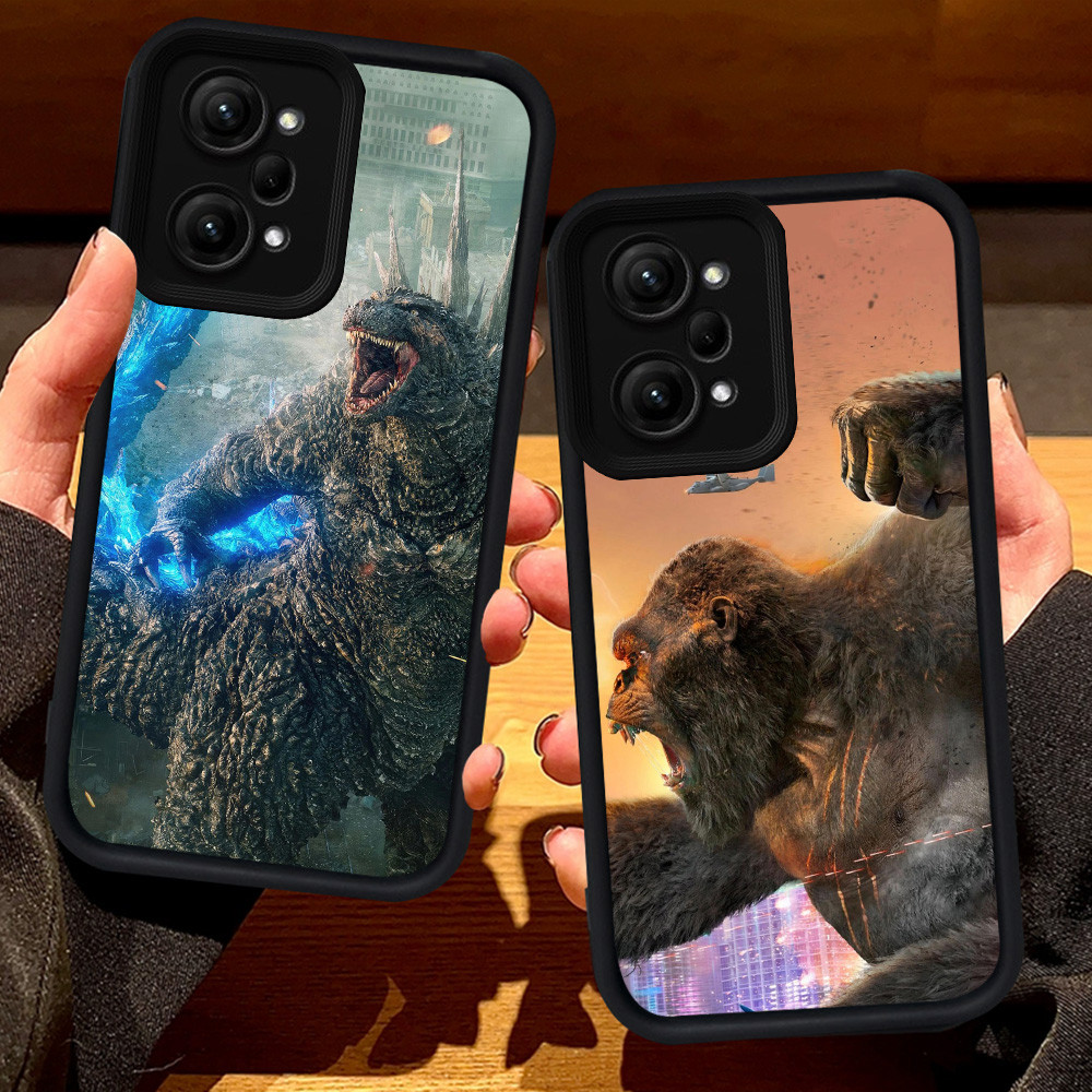 S71 Godzilla vs Kong เคสสําหรับ Xiaomi Redmi POCO 14T หมายเหตุ 14 F6 12 F5 X5 Pro 5G สีดํา