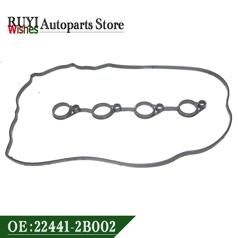 ❤️ ปะเก็นฝาครอบวาล์วเครื่องยนต์224412b002 22441-2B002สำหรับ