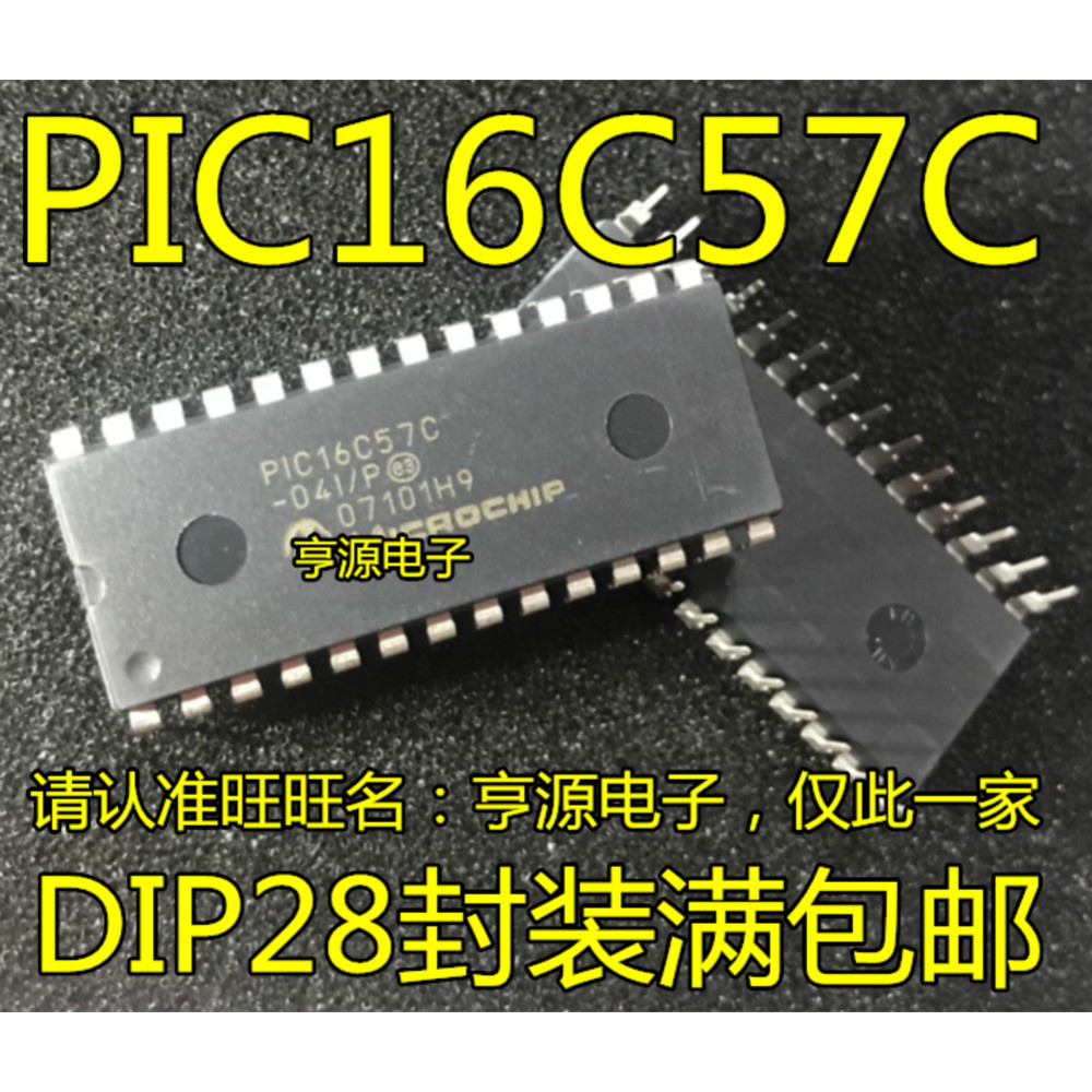 1 ชิ้น PIC16C57C PIC16C57C-04I/P 16C57 DIP-28