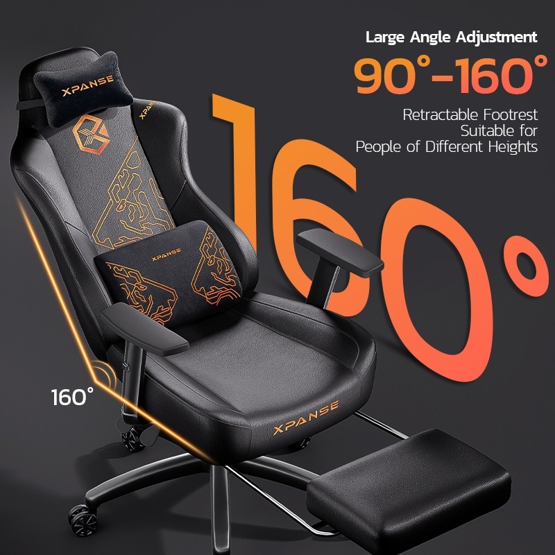 hot🔥การประกันคุณภาพ🔥 import Xpanse Xspark 160° Lean Gaming Office Ergonomic Computer Armchair Cha