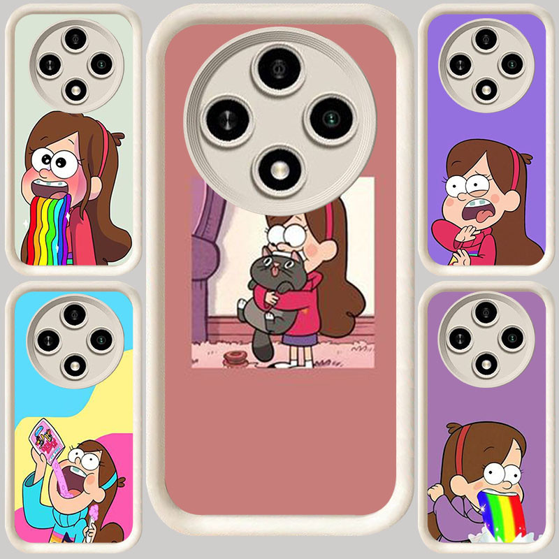 M-40 Gravity Falls Mabel Pines ปลอกสีขาวสําหรับ Xiaomi Redmi POCO X7 C75 14C A3X C61 A3 X3 NFC Pro 5