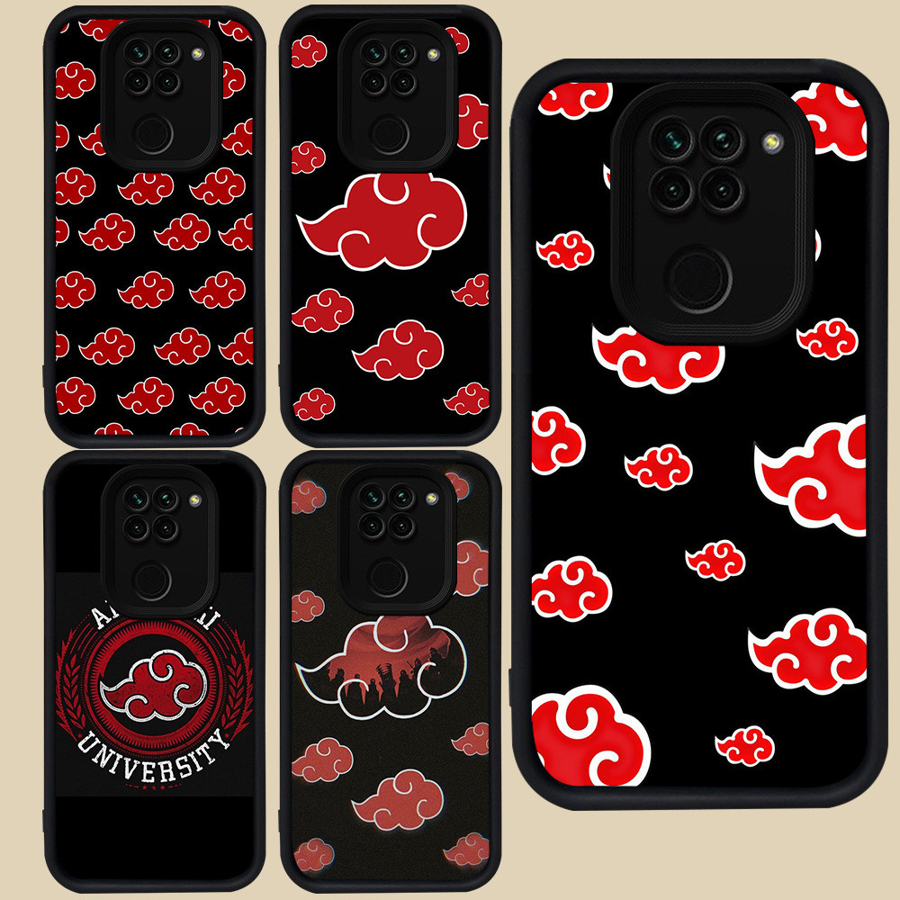 ปลอกสีดําสําหรับโลโก้ Xiaomi Redmi Note 9 8 9S Pro Max R87 Akatsuki