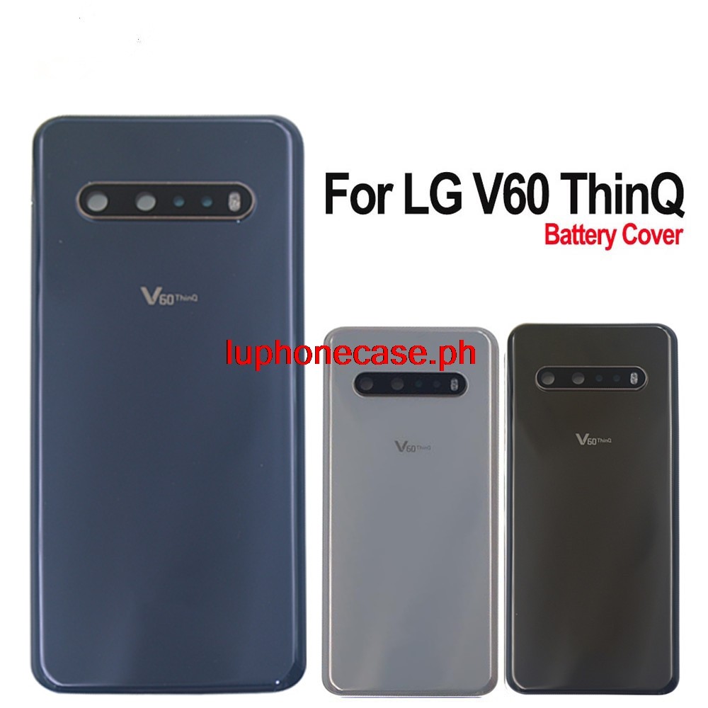 BCH- สําหรับ LG V60 ThinQ แบตเตอรี่ฝาหลังกระจกด้านหลังกรณี Backshell สําหรับ LG V60 Thinq ฝาหลังแบตเ