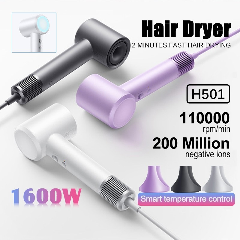 hot🔥การประกันคุณภาพ🔥 import Xiaomi Mijia H501 High Speed Hair Dryer Negative Ion Hair Care 110,00