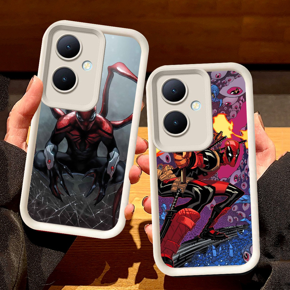 เคสสีขาวสําหรับ OPPO Reno 8T 11 11F 13F 10 Pro 5G S45 Spider Man