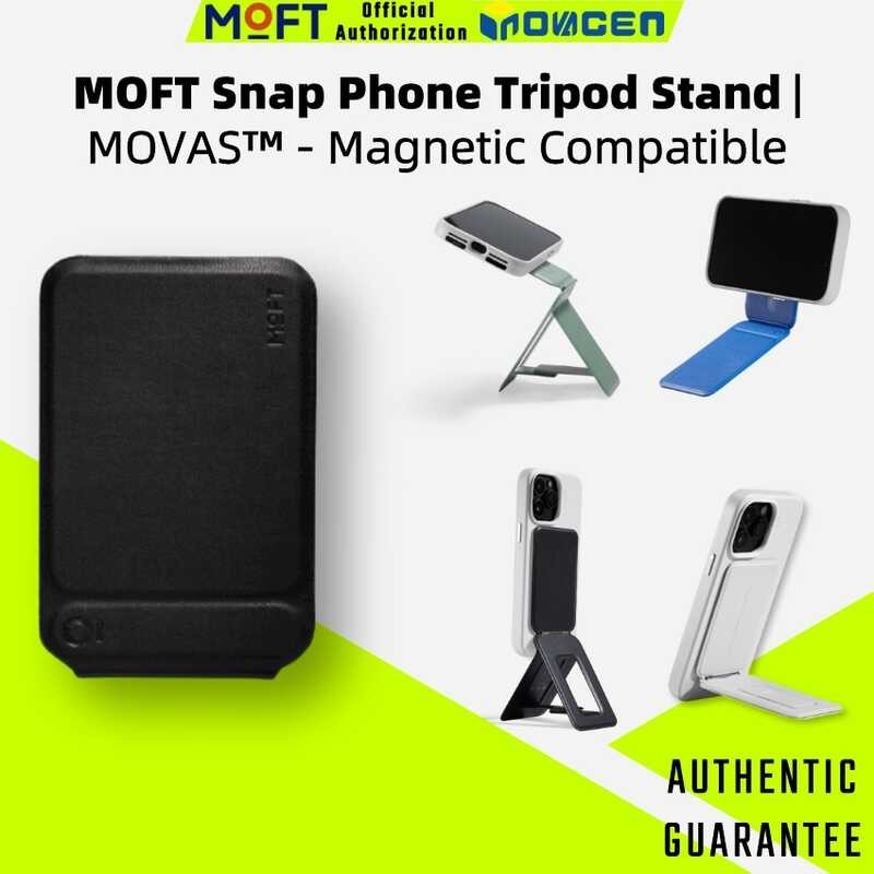 ❤ MOFT Movas™ Snap Invisible Tripod Stand,Magnetic Compatible,Foldable,Multiple Angle Phone Sta
