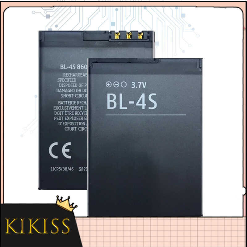 Nokia 7100S 3600S 7610S X3-02 6208C 2680S BL 4S BL-4SOriginal แบตเตอรี่ 860mAh