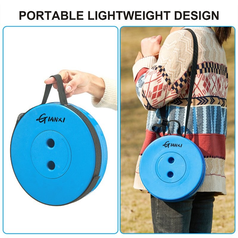 hot🔥การประกันคุณภาพ🔥 import GIANXI Outdoor Folding Retractable Stool  Travel Dining Fishing  Port