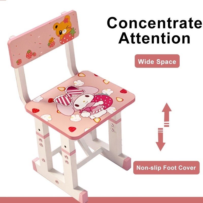 hot🔥การประกันคุณภาพ🔥 import Kids' Study Table With Chair Children's Study Table Writing Table Com