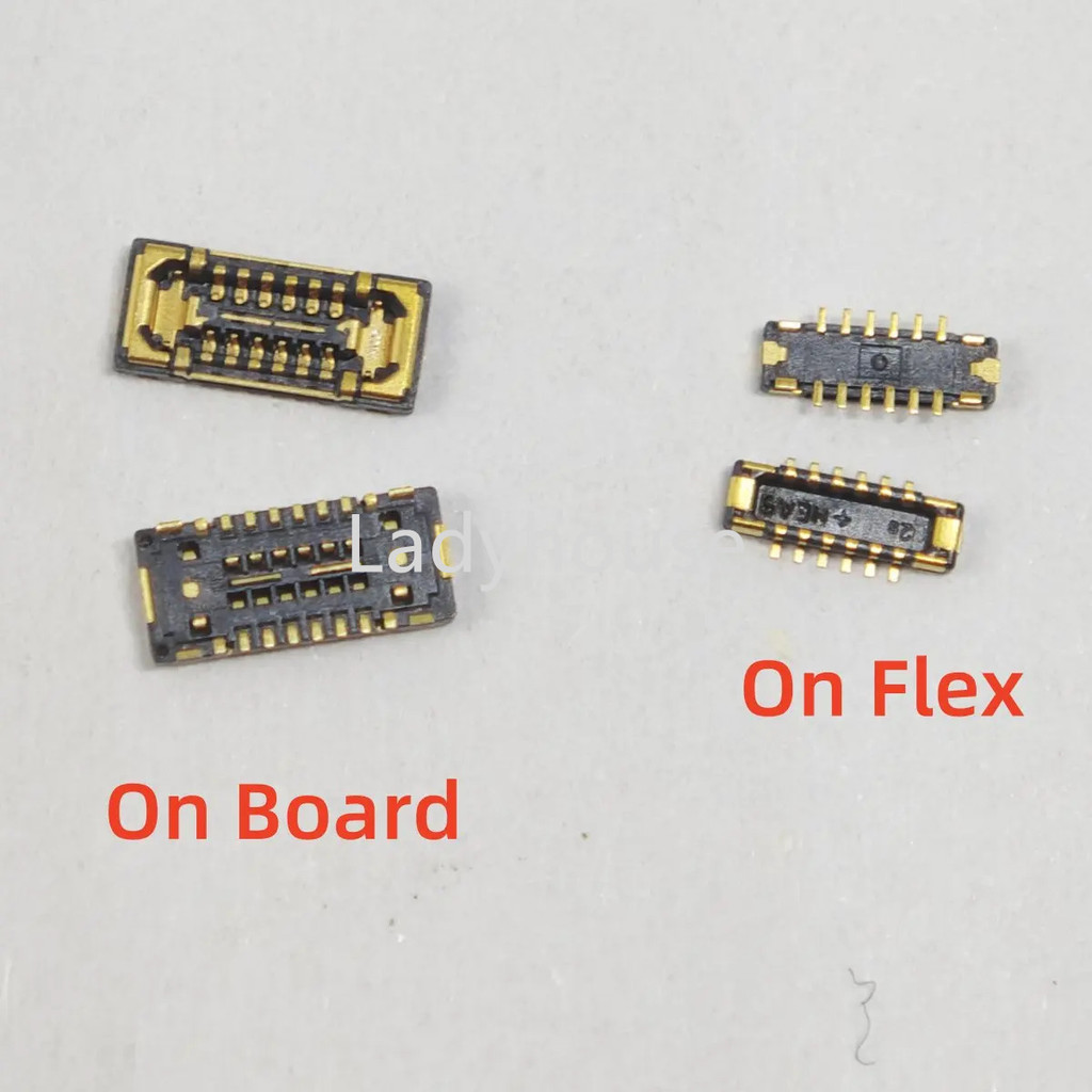 10PCS WiFi เสาอากาศ FPC Connector บนสําหรับ Samsung Galaxy S24/S23/S23U/S22/S22U/ Note20 5G/หมายเหตุ 20 Ultra 12pin