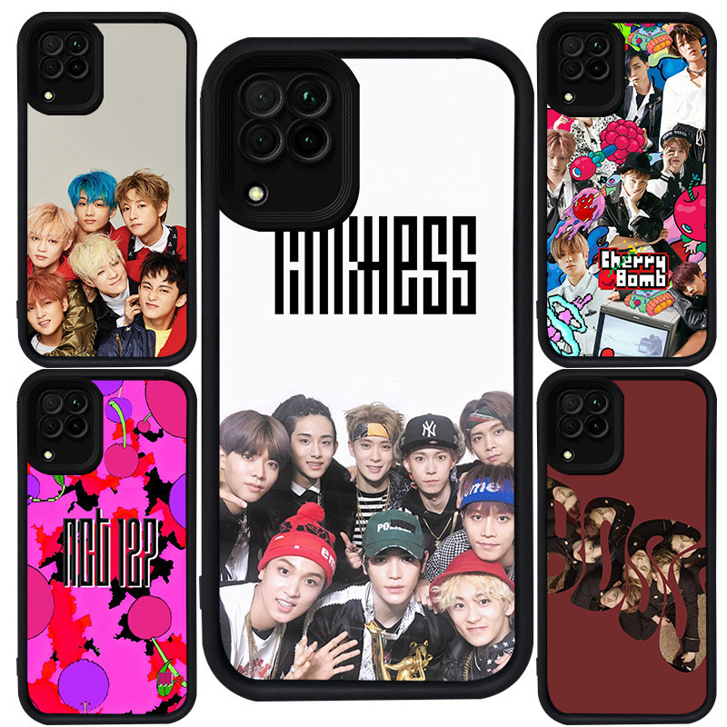 SAMSUNG เคสสําหรับSamsung A12 A04 F04 A04E A22 A06 J2 A05 J7 Prime M04 Pro 5GซิลิโคนสีดําM-6 NCT 127