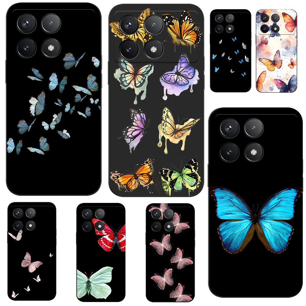 เคส Ribbon Xiaomi Redmi K70 Pro / K70 เคสโบว์ เคสผีเสื้อ เคสคล้องคอ เคสห้อยคอ เคสน่ารัก เคสเชอร์รี่ 