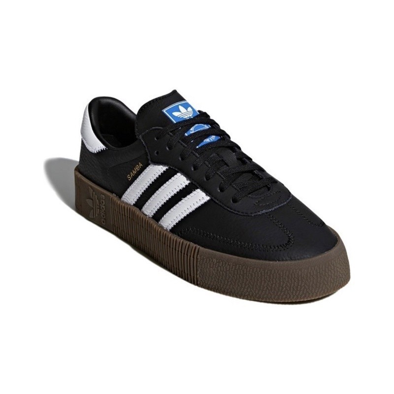 ฟิกเกอร์ ADIDAS SAMBAROSE BLACK WHITE GUM [B28156]รองเท้าผ้าใบผู้ชาย