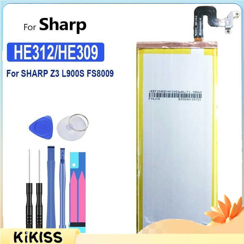 3020mAh,แบตเตอรี่ สำหรับ HE312, HE309, ชาร์ป Z3, L900S, FS8009