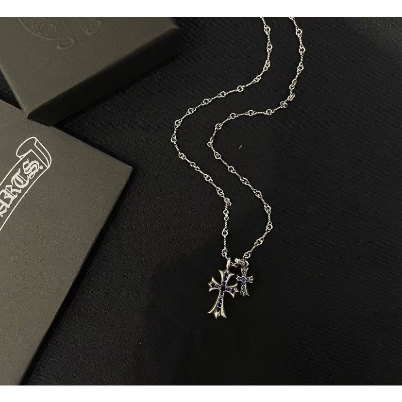 Chrome Hearts Classic Necklace Collection /Chrome Hearts คอลเลกชันสร้อยคอคลาสสิก/100%Authenticity G