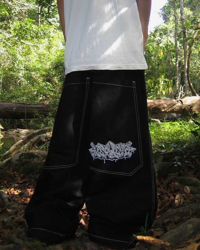 ❤️ Wexwear ใหม่กางเกงยีนส์ขากว้างสไตล์ย้อนยุค, กางเกง