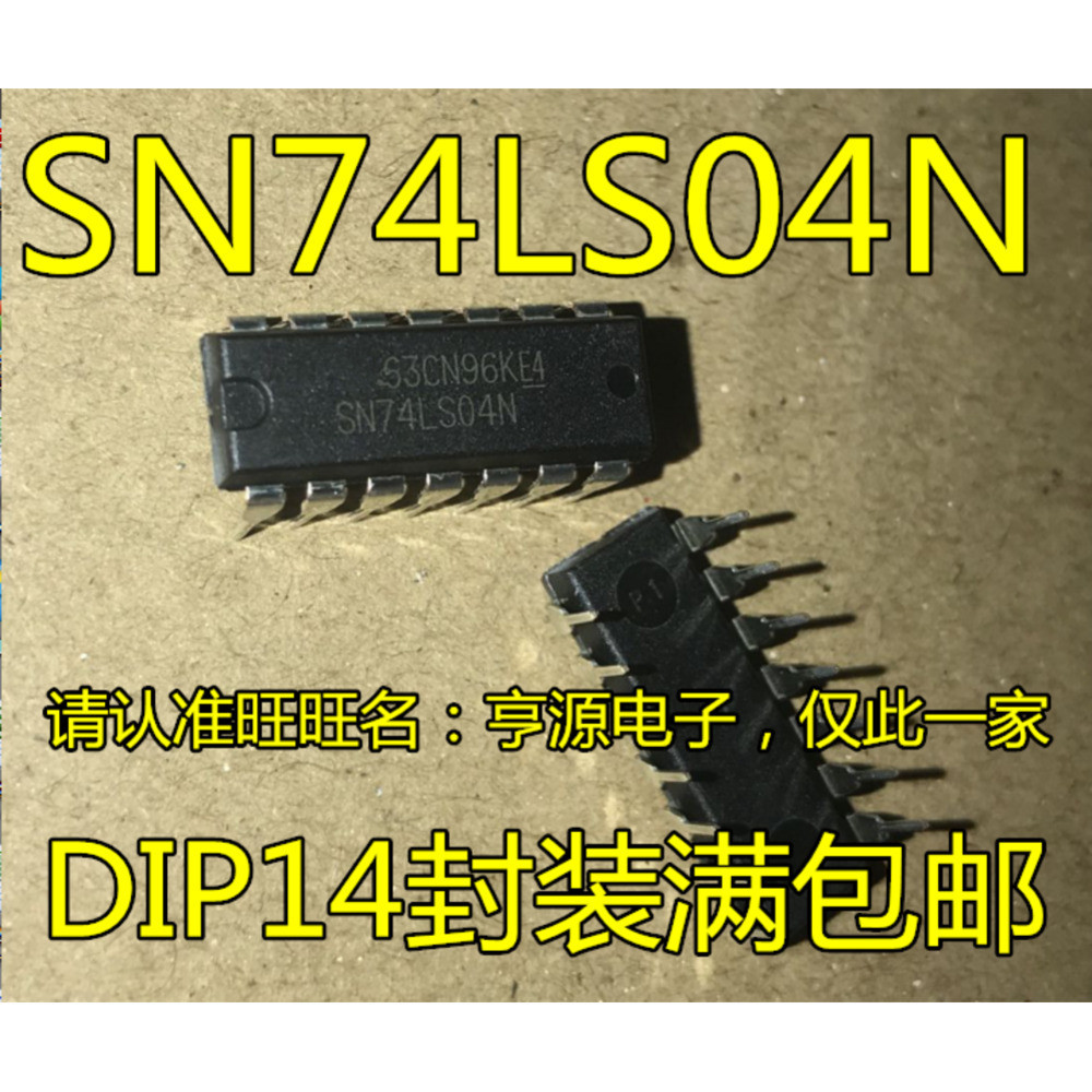5 ชิ้น SN74LS04N HD74LS04P 74LS04 DIP-14 ชิป IC