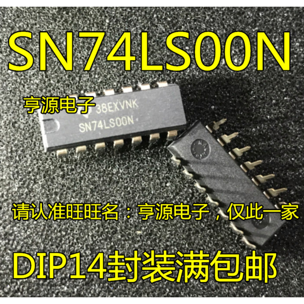 5 ชิ้น SN74LS00N HD74LS00P 74LS00 DIP14 2 ชิป IC