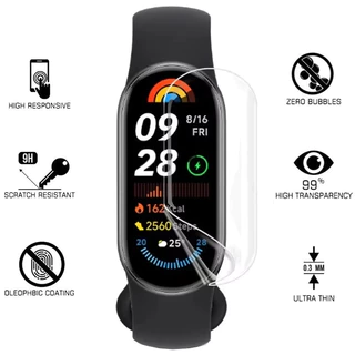 ฟิล์มไฮโดรเจลสําหรับ Xiaomi Smart Band 10 ฟิล์มกันรอยหน้าจอสําหรับ Xiaomi Band10 Clear Cover Films