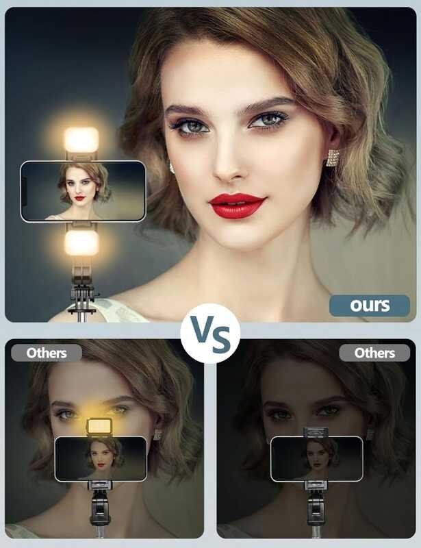 ❤ Selfie Light, 45 ''Selfie Stick Wireless Remote, Portable Phone Tripod Compatible With Iphone
