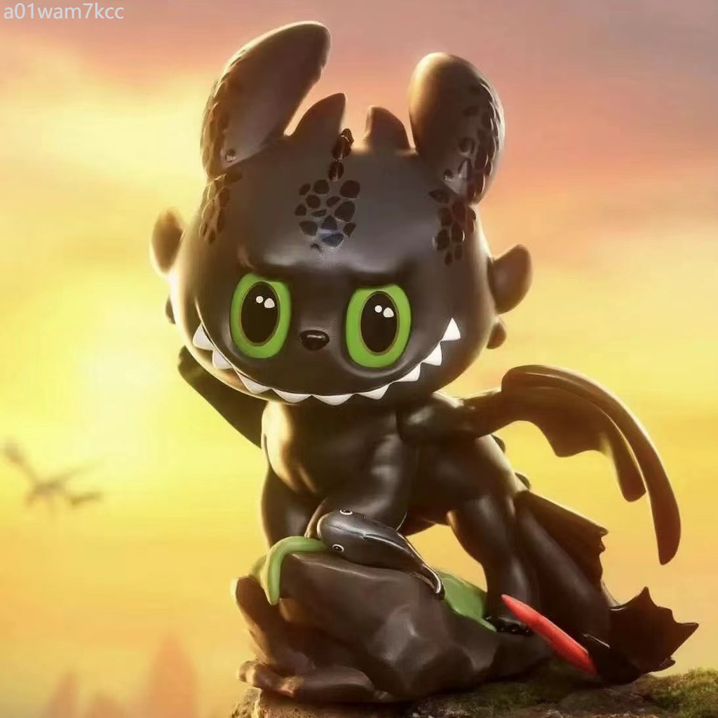 ♞,♘,♙Bubble Mart THE MONSTERS LABUBU How to Train Your Dragon Figure ของขวัญ เครื่องประดับ น่ารัก