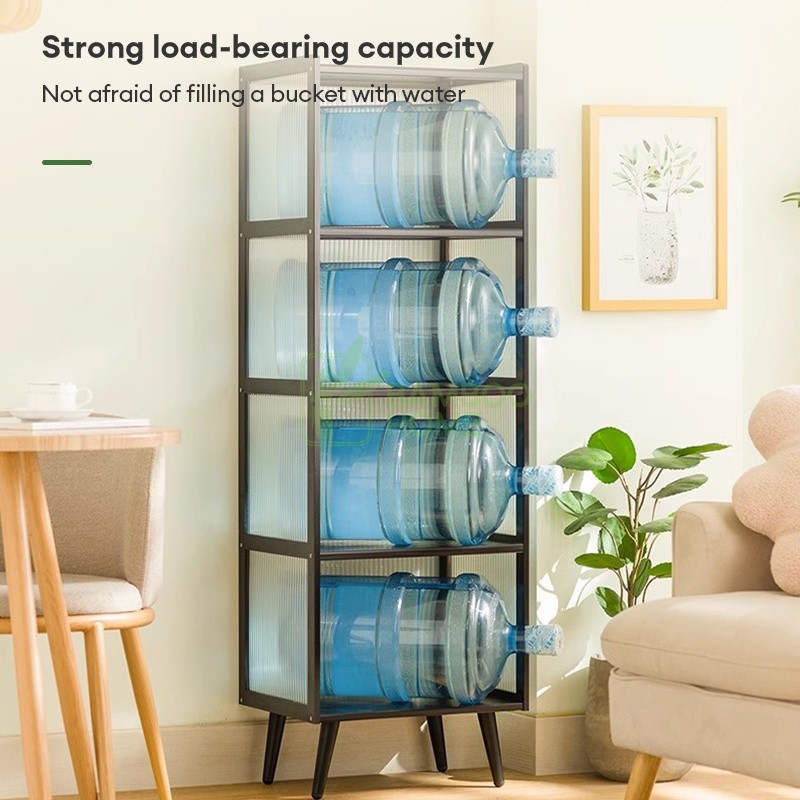 hot🔥การประกันคุณภาพ🔥 import Display Cabinet Acrylic Storage Cabinet 3/4/5 Layers Storage Rack Model 