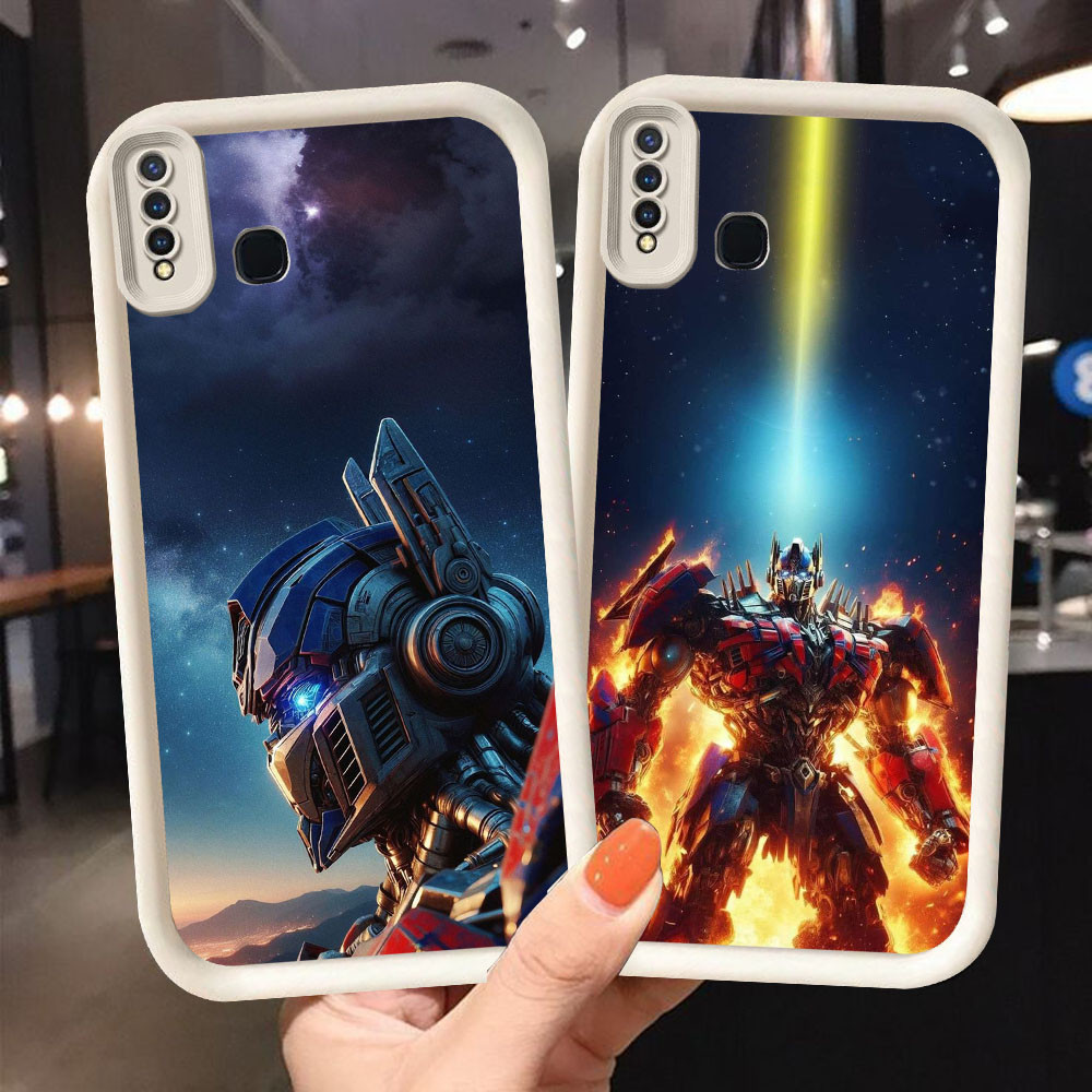 CK-32 Transformers Bumblebee ซิลิโคนปลอกหรูหราสําหรับ VIVO Y17 Y12 Y50 Y30 Y15 Z1 Y19 V15 Pro