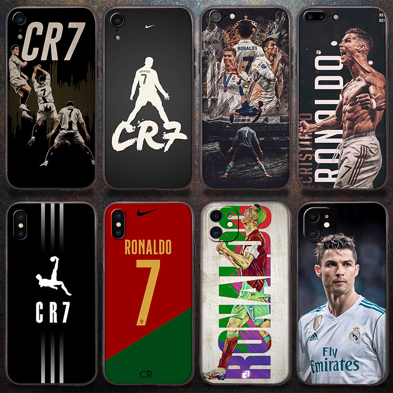 เคสโทรศัพท์สีดําแฟชั่นสําหรับ Xiaomi POCO X6 M6 F6 Pro VT4 CR7 crristiano caseg