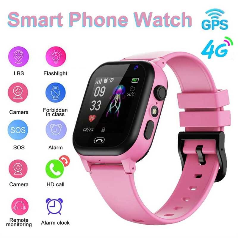 ❤ Kids Location Video Call Card Children Smartwatch Watches Boys