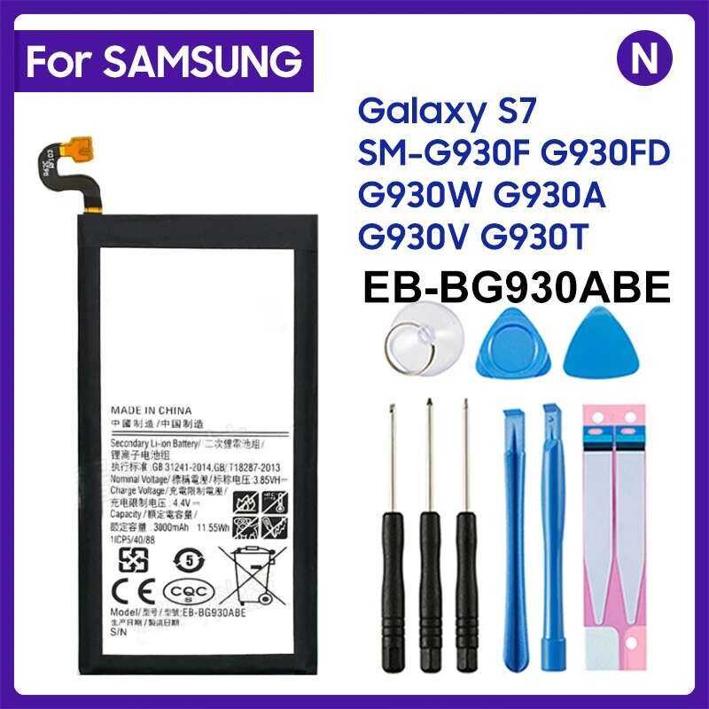 ❥ Eb-Bg930abe แบตเตอรี่ Ebbg930abe สําหรับ Samsung Galaxy S7 G930 G930f G930fd