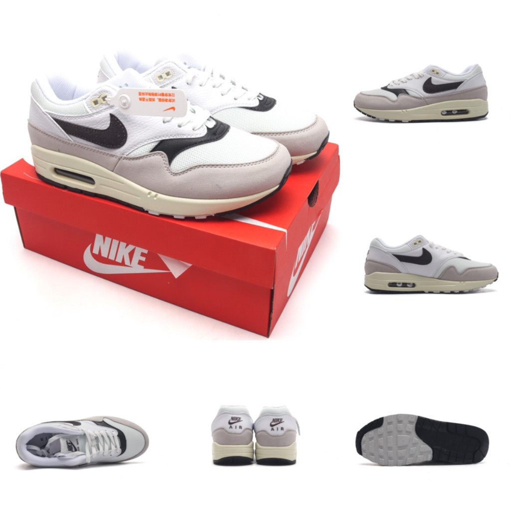 Air Max 1 รองเท ้ าผู ้ ชายผู ้ หญิงรองเท ้ าลําลอง HJ3498-007