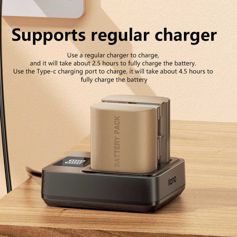 ❃ LLANO  แบตเตอรี่กล้อง Lp-E6nh 2400Mah For A9/A7r3ilce-9A7r4 A7r3 A7m3 A6600/A7s3/A7c/A9m2 แบตเ ❃