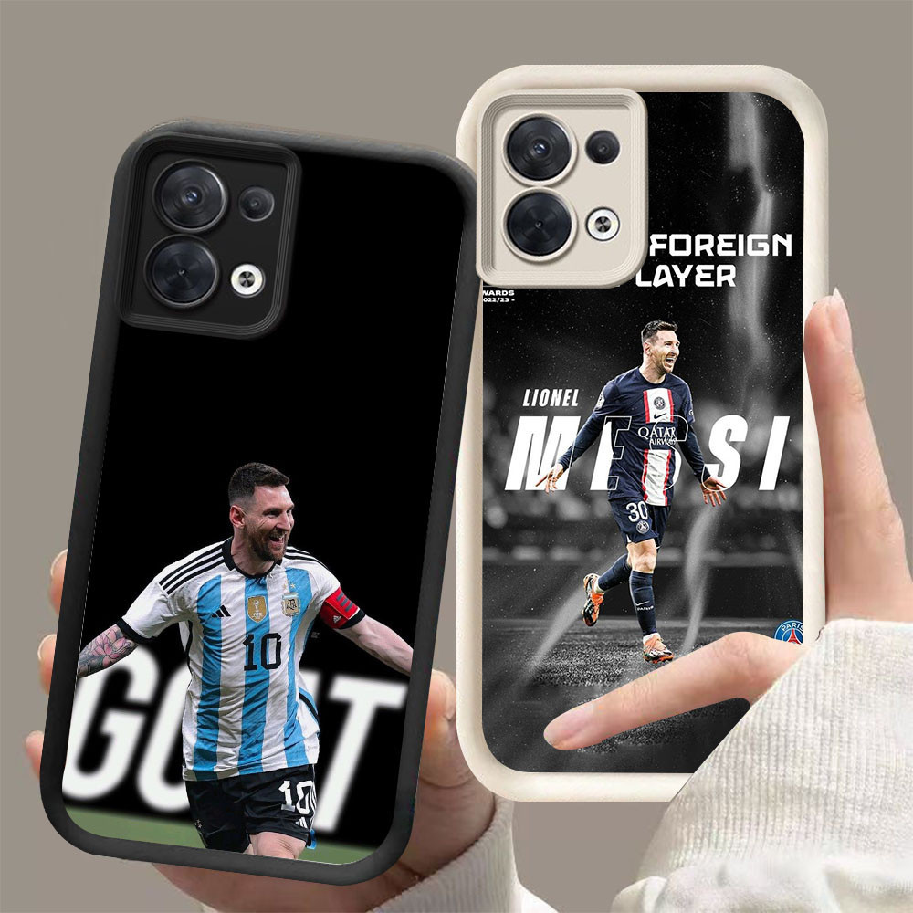 BK-16 Messi surprise Casing สําหรับ OPPO Reno Find 8 X5 7 F21 F21S K9X Pro Lite 5G 4G