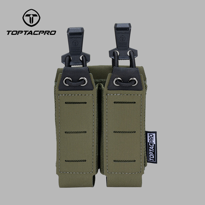TOPTACPRO ชุดยุทธวิธี 9 มม., กระเป๋าเบาและพานพลาสติกแบบมอลเล