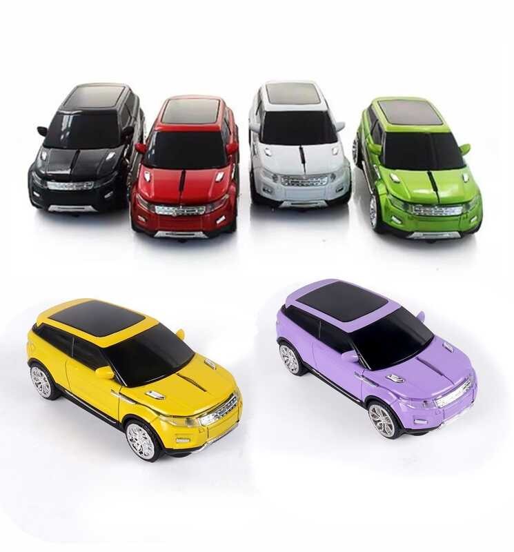 Land Rover รถรุ่น 2.4G เมาส์ไร้สาย 1600 DPI Optical Mice สําหรับแล็ปท็อปคอมพิวเตอร์ของขวัญ
