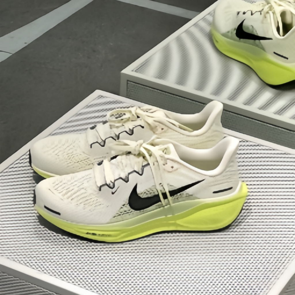 ♞Nike Pegasus 41 ขาว - เหลือง style Running shoes sneakers ของแท้ 100 % AGD