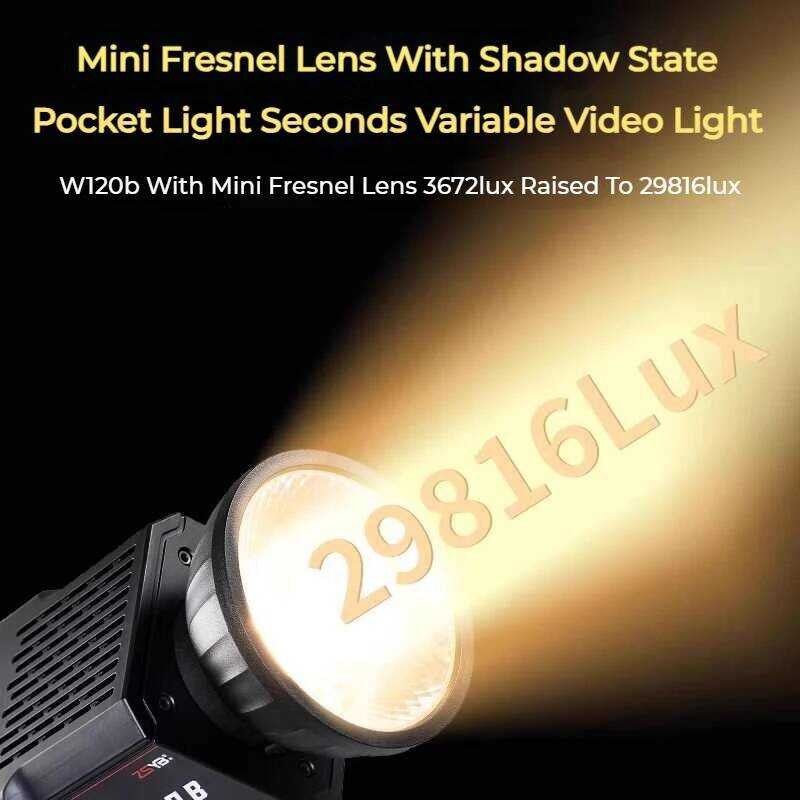 ▥ ZSYB Yf-80 Mini เลนส์ 9 ครั้งผลสว่างกว่า Baorong Mount Fresnel เลนส์สําหรับ S100 W120b Cx100