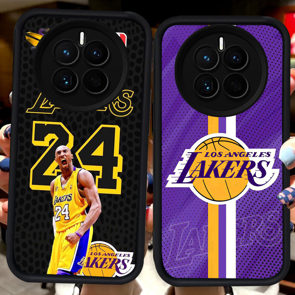 ปลอกสีดําสําหรับ Realme Narzo N65 13 12 Lite Pro 12X 70 Plus 5G H97 Los Angeles Lakers