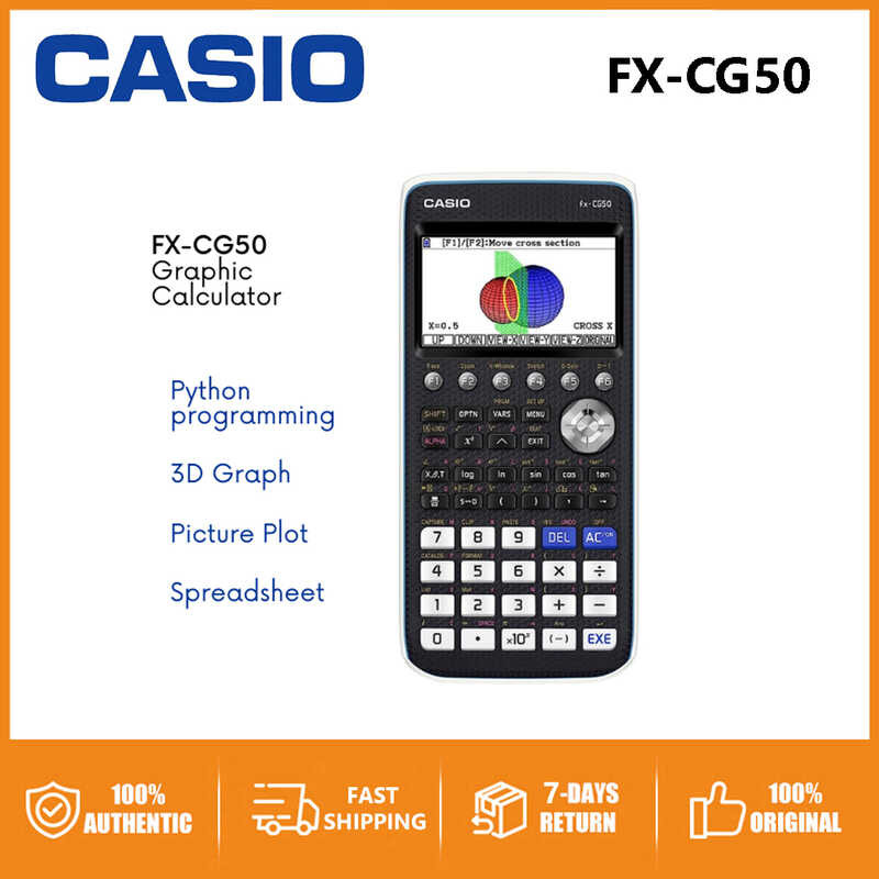 LY Original Fx-Cg50 Graphic Calculator With Phyton Programming And Preloaded Appliions